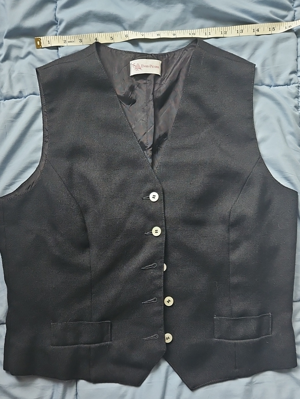 Evan Picone Black Women's Vest